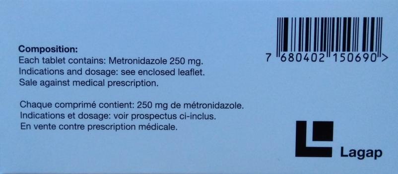Metrolag Tablets 250mg